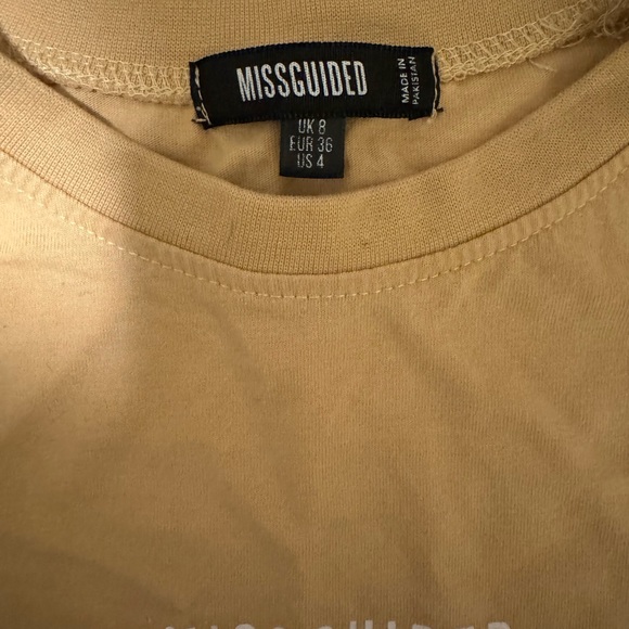 MISSGUIDED Tan Sweatset (sweatpants and oversized t-shirt) - Picture 6 of 6